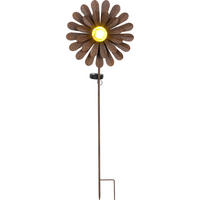 SOLÁRNE SVIETIDLO, 26,5/12/90 cm - hrdzavá, Trend, kov/plast (26,5/12/90cm) - Ambia Garden