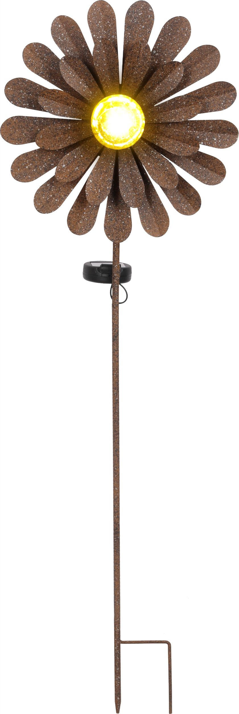 Ambia Garden Solarleuchte Rusty Flower Rost 12x90x26.5 cm