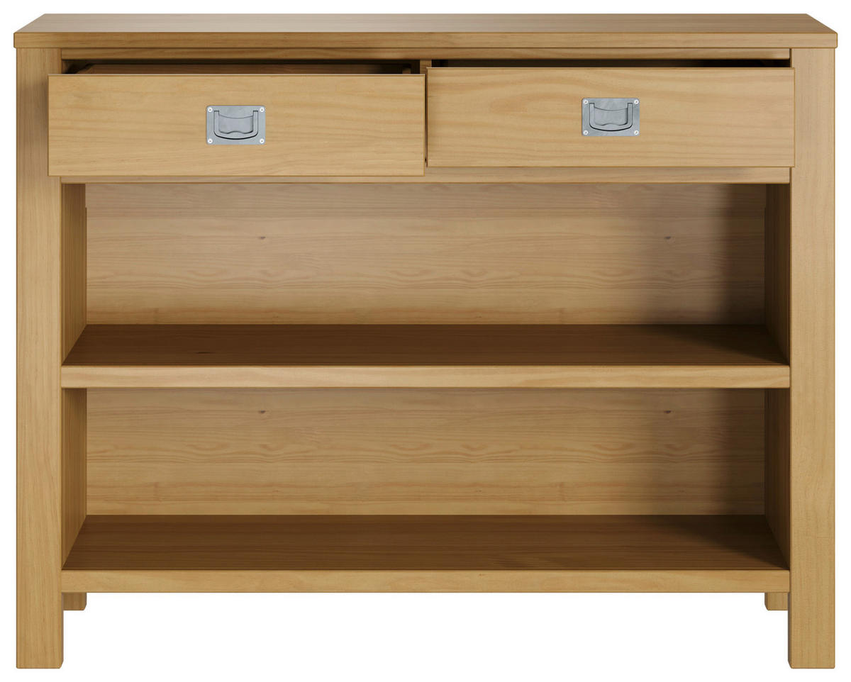 POLC 110/85/35 cm  - ezüst/natúr, Konventionell, faalapú anyag/fa (110/85/35cm) - Livetastic