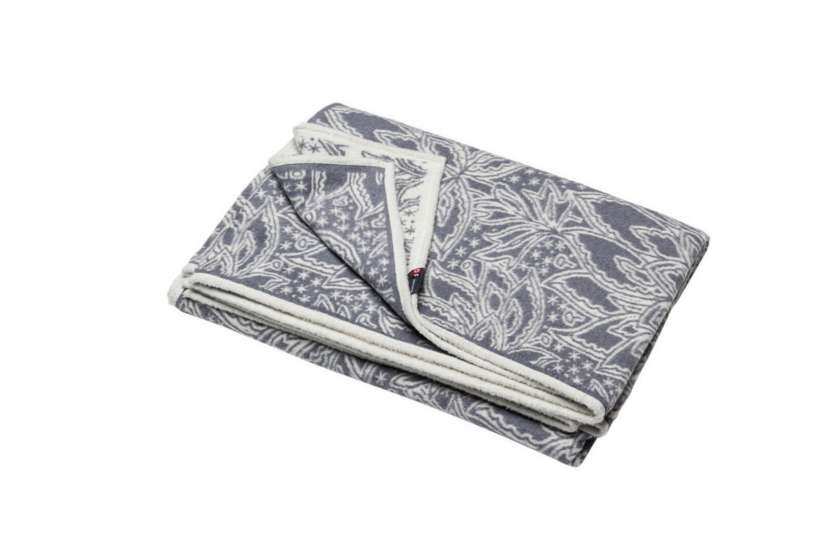 WOHNDECKE 135/200 cm  - Weiß/Grau, KONVENTIONELL, Textil (135/200cm) - David Fussenegger