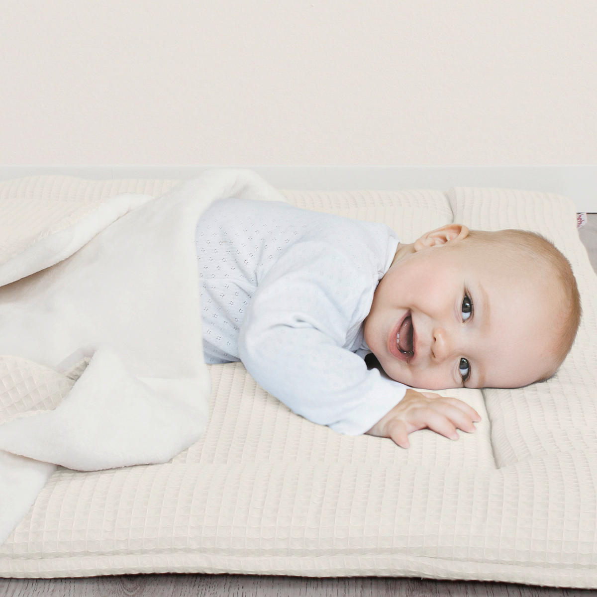 SCHMUSEDECKE  100/75 cm  - Weiß, Basics, Textil (100/75cm) - Babybay