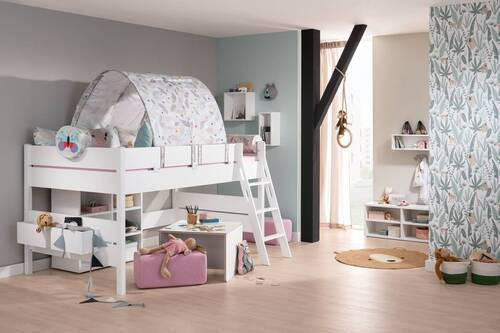 SPIELBETT 90/200 cm Weiß  - Weiß, KONVENTIONELL (90/200cm) - Paidi