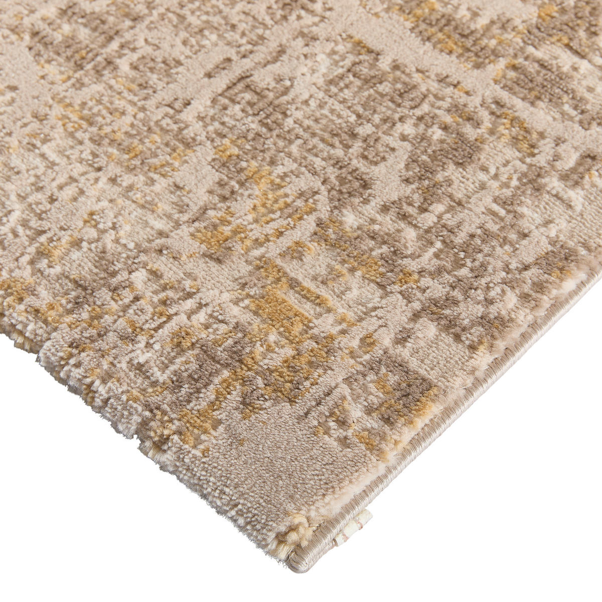 FLACHWEBETEPPICH Wohnzimmer 133/190 cm Braun, Beige rechteckig  - Beige/Braun, Trend, Textil (133/190cm) - Novel