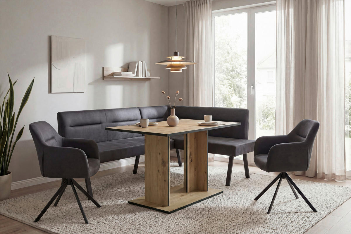 ESSTISCH 110/70/75 cm Nachbildung  Holzwerkstoff rechteckig Eiche Artisan  - Eiche Artisan, MODERN, Holzwerkstoff (110/70/75cm) - MID.YOU