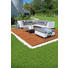 LOUNGEECKTEIL - Weiß/Grau, Design, Textil/Metall (87,5/70,5/87,5cm) - Ambia Garden