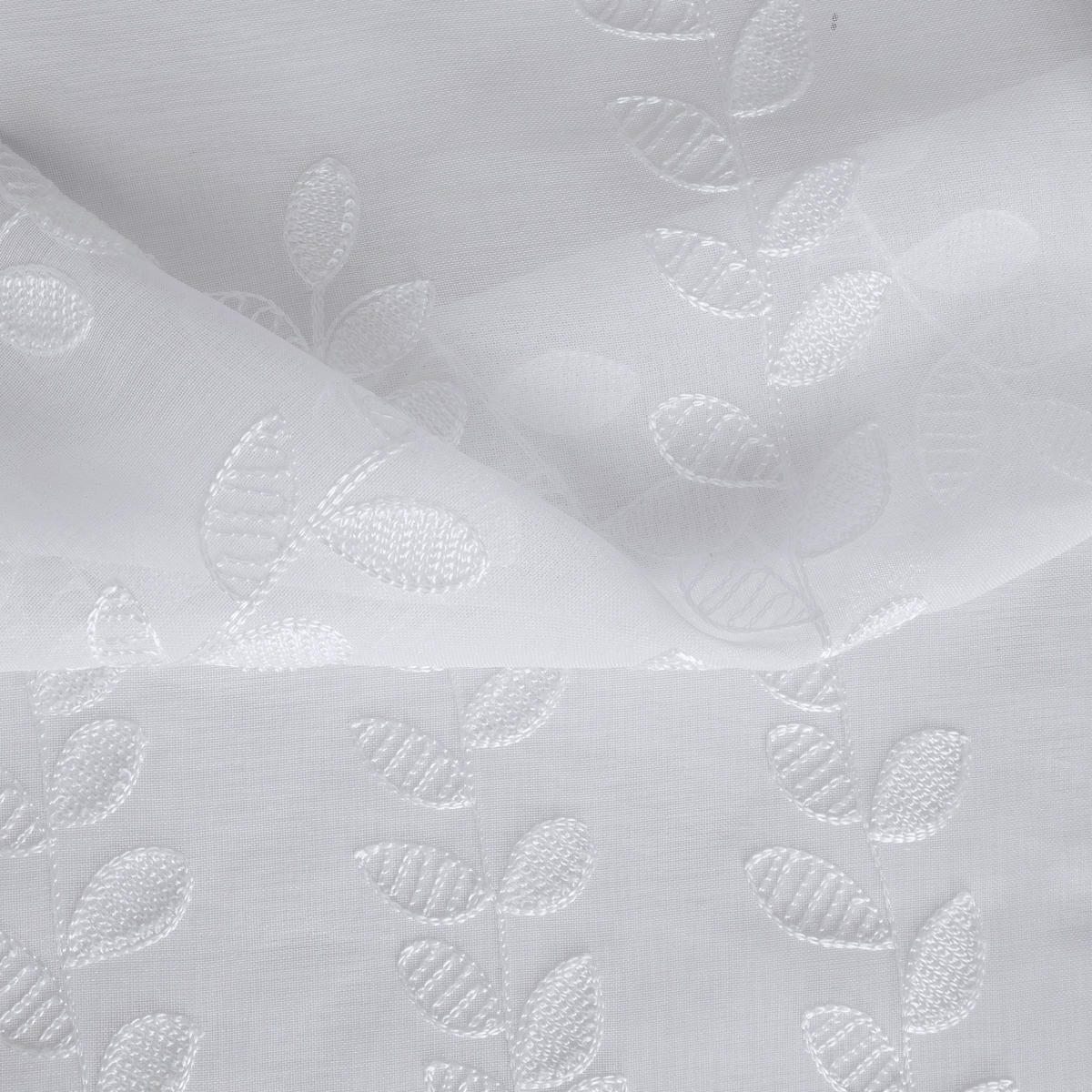 FERTIGVORHANG  transparent   140/280 cm  - Weiß, Basics, Textil (140/280cm)