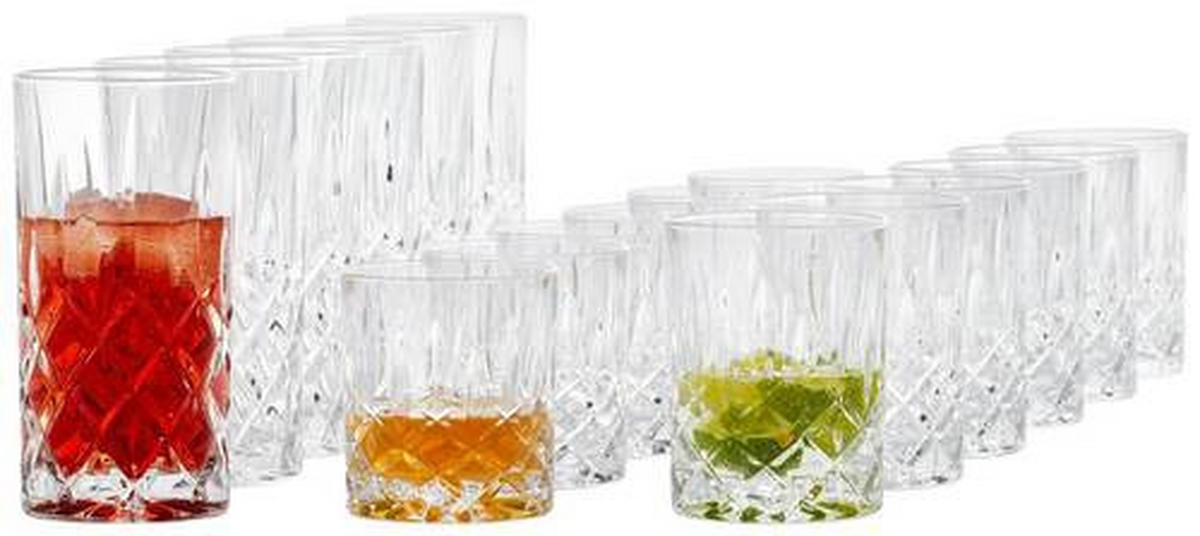 GLÄSERSET Noblesse 18-teilig  - Klar, Trend, Glas - Nachtmann
