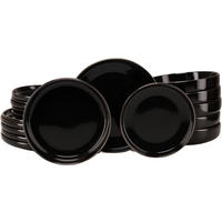 SERVIS Nordic Festive Schwarz 18 delar  - svart/guldfärgad, Basics, keramik - Creatable