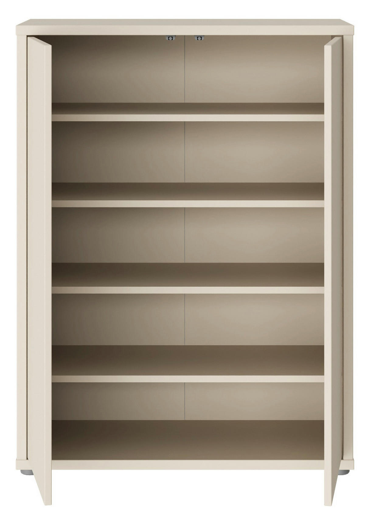 SCHUHSCHRANK Alice Springs  in 74,5/99,1/34,9 cm  - Sandfarben/Grau, MODERN, Holzwerkstoff/Kunststoff (74,5/99,1/34,9cm) - Xora