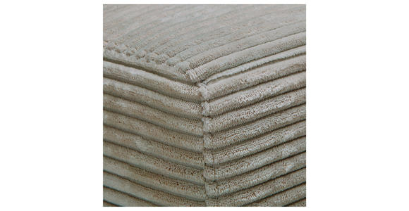 ECKSOFA  in Cord Graubraun  265/224 cm  - Graubraun/Schwarz, Design, Kunststoff/Textil (265/224cm) - Hom`in