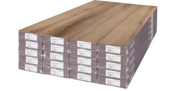 VINYLBODEN Eiche Premium BEST  per  m² - Eichefarben, KONVENTIONELL, Kunststoff (123,5/23,2/0,5cm) - Venda