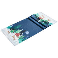 TISCHLÄUFER 40/140 cm  - Blau, KONVENTIONELL, Textil (40/140cm) - X-Mas