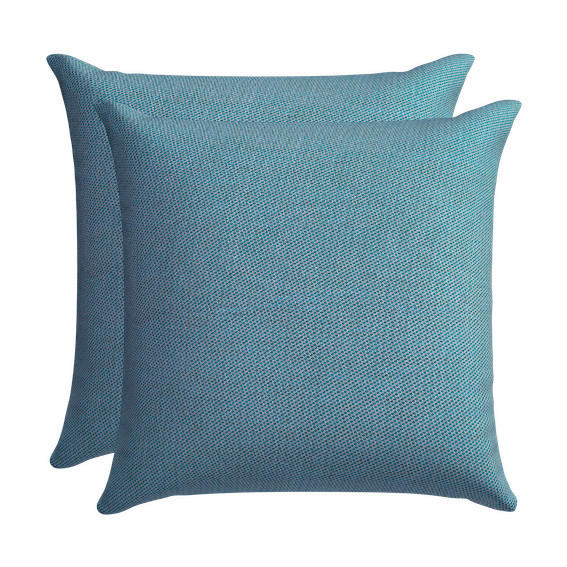 ZIERKISSENSET - Türkis/Blau, Basics, Textil (48/48cm)