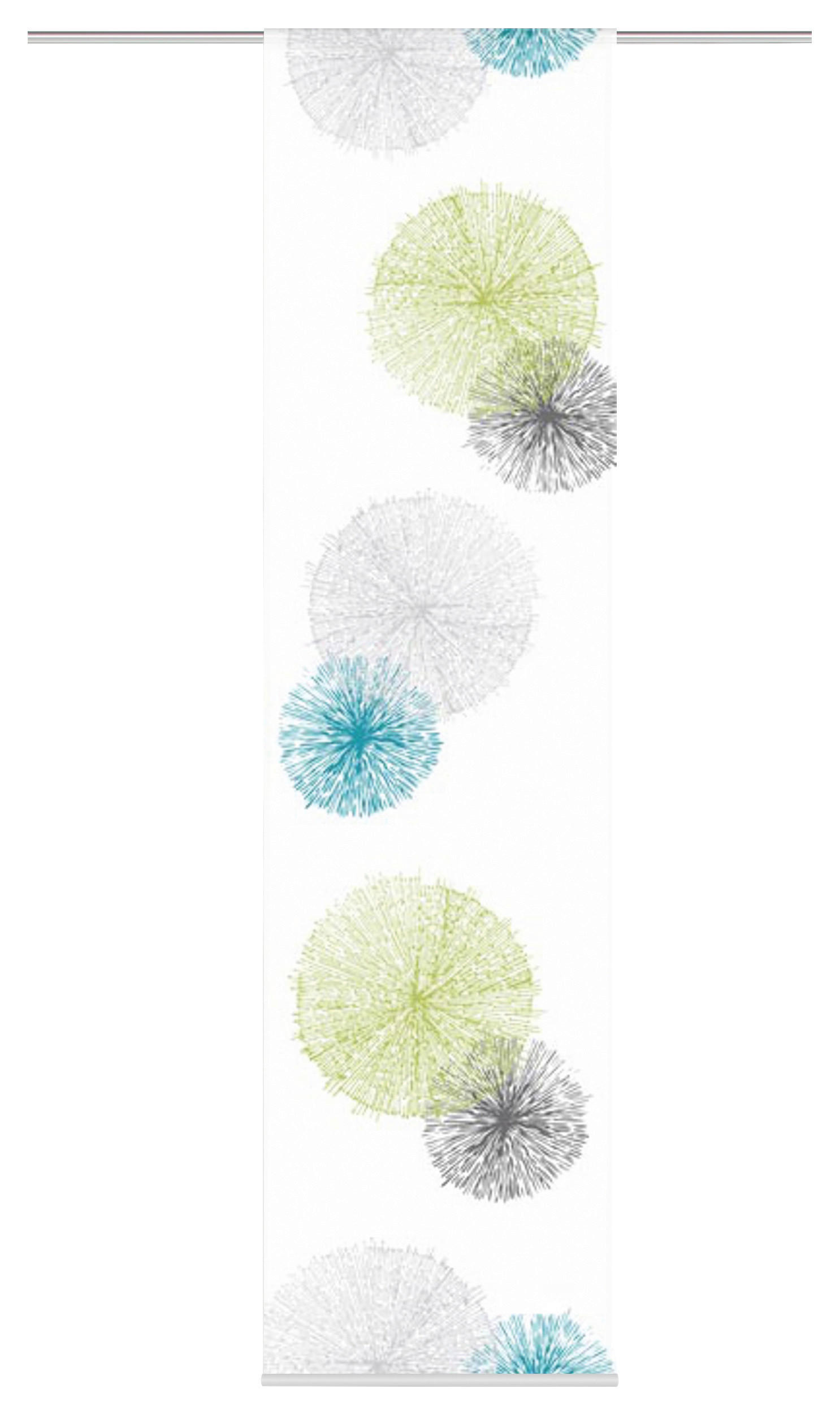 FLÄCHENVORHANG RAWLINS     60/245 cm  - Grün, Basics, Textil (60/245cm)