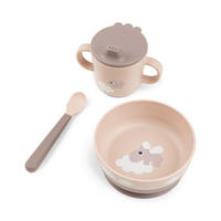 KINDERGESCHIRRSET 3-teilig  - Hellrosa, Basics, Kunststoff (26/14,50/10,50cm) - done by deer