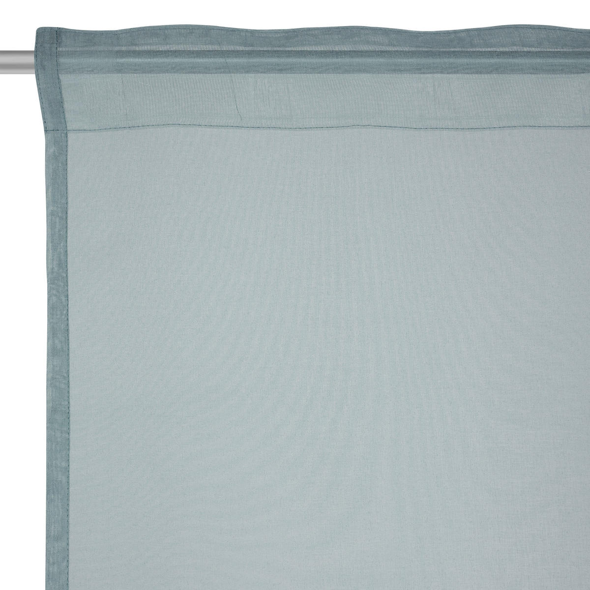 FERTIGVORHANG transparent  - Blau, Basics, Textil (140/245cm) - Boxxx