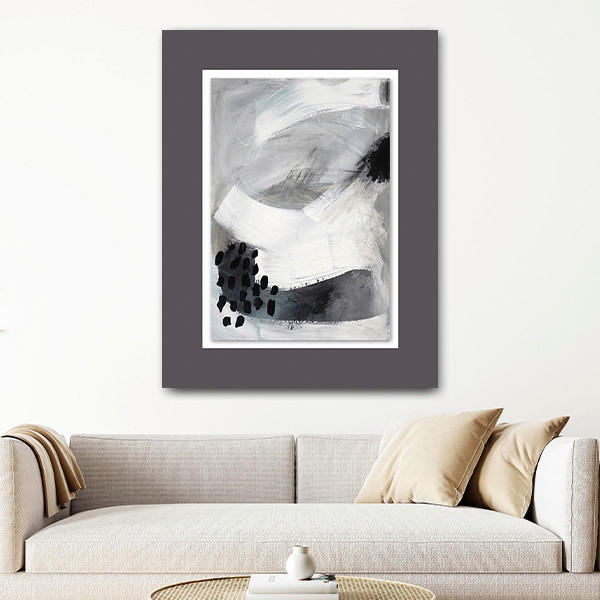 BILD Abstraktes 50/65 cm  - Multicolor, Basics, Holzwerkstoff/Kunststoff (50/65cm) - Wiedemann