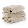 FROTTIERSET Superwuschel Beige 3-teilig  - Beige, Basics, Textil (50/100cm) - Moeve