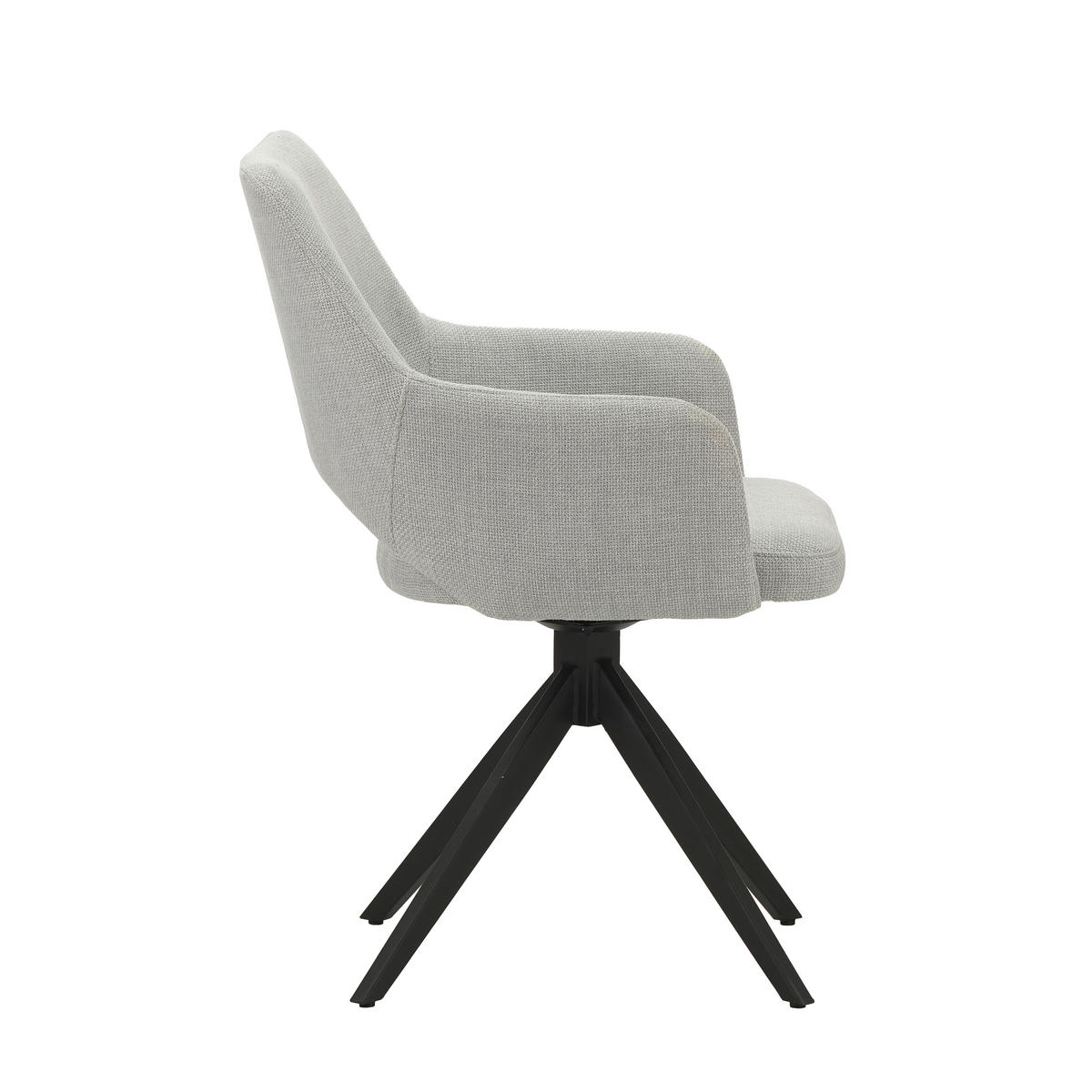 ŽIDLE, šedá - šedá/černá, Moderní, kov/textil (54,5/85/61,5cm) - MID.YOU