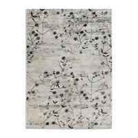 WEBTEPPICH 133/190 cm Antea Grau, Schwarz, Beige  - Beige/Schwarz, Design, Textil (133/190cm) - Schöner Wohnen