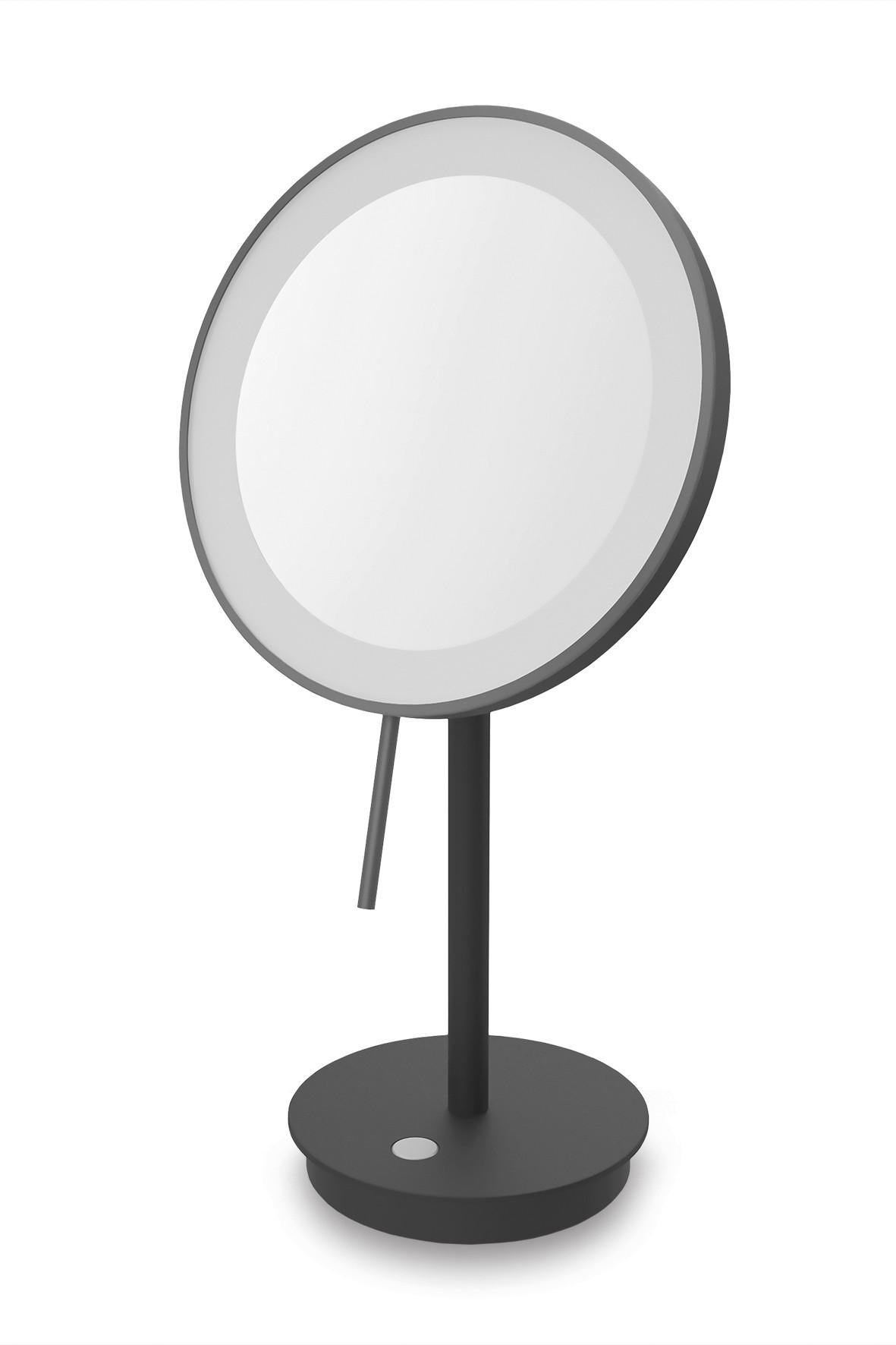 OGLEDALO ZA ŠMINKANJE  crna  metal  - crna, Dizajnerski, metal (20/37,8cm) - Zack