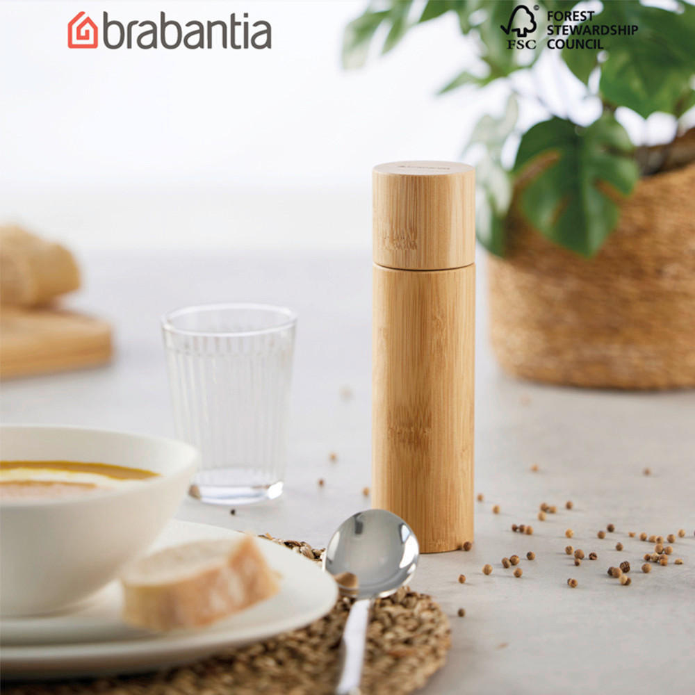 MLINAC ZA SOL ILI PAPAR  - bež, Basics, prirodni materijali (5/5/18cm) - Brabantia