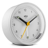 WECKER Quarzwecker Weiß  - Weiß, Basics, Kunststoff (7,5cm) - Braun