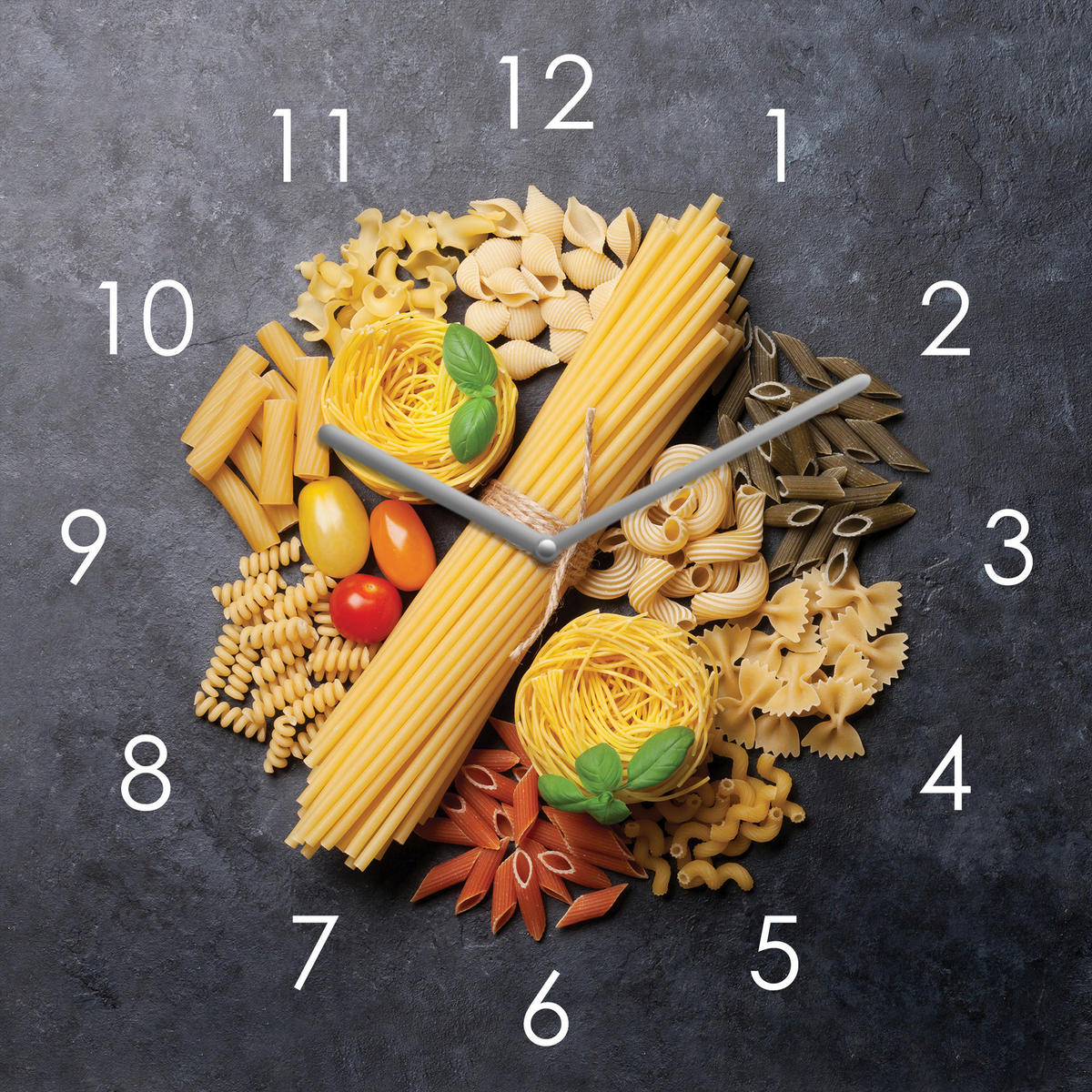 WANDUHR Multicolor 20/20/3,1 cm  - Multicolor, Basics, Glas (20/20/3,1cm) - Euroart