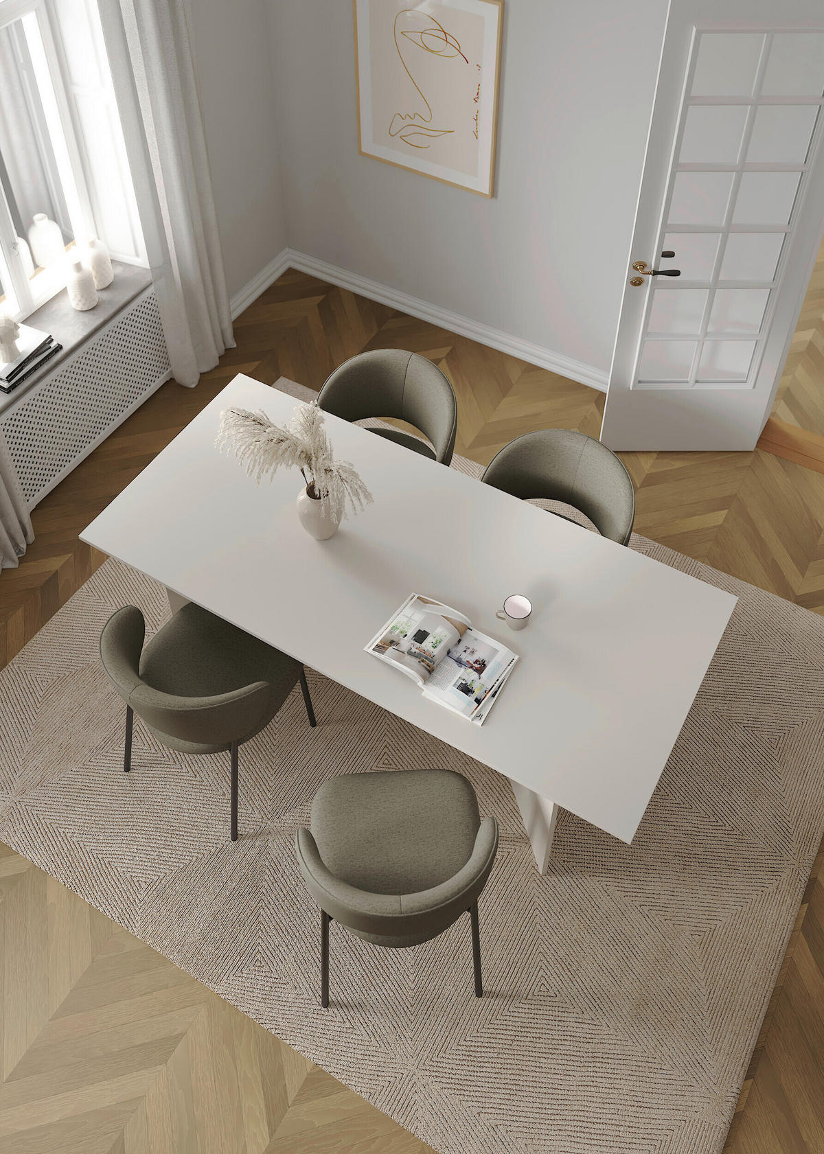 ESSTISCH in Holz 200/90/76 cm   - Kaschmir, MODERN, Holz (200/90/76cm) - MID.YOU