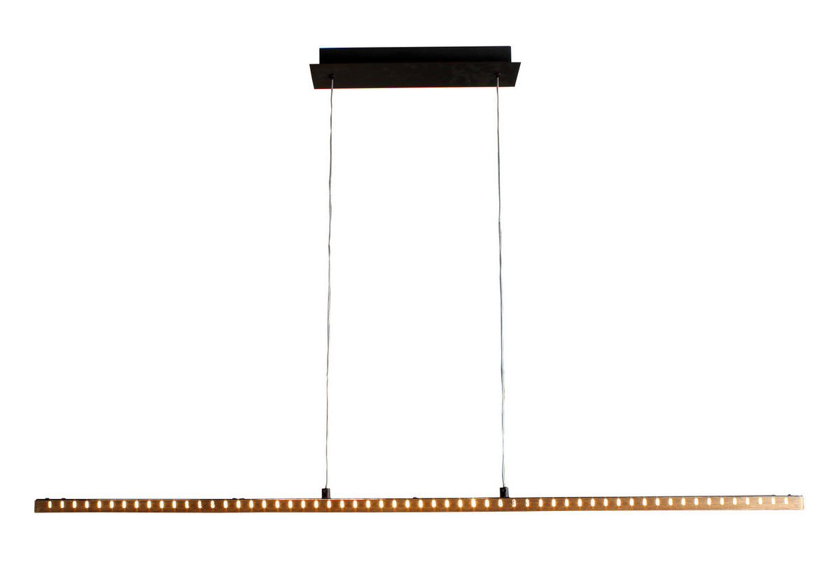 LED-HÄNGELEUCHTE 120/12/120 cm  - Weiß, Design, Holz/Kunststoff (120/12/120cm)