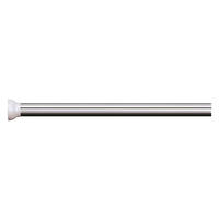 DUSCHVORHANGSTANGE 75-125 cm  - Chromfarben, Basics, Metall (75-125cm) - Kleine Wolke