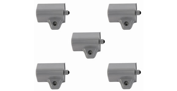 TÜRDÄMPFER 5/3/4 cm  - Grau, Kunststoff (5/3/4cm) - Carryhome