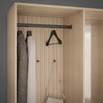GARDEROBE 4-teilig  in 120/200/50 cm  - Kaschmir/Eichefarben, Design, Glas/Holzwerkstoff (120/200/50cm) - Xora