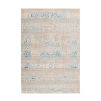 FLACHWEBETEPPICH 120/170 cm Baroque  - Türkis/Grau, Basics, Textil (120/170cm) - Novel