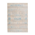 WEBTEPPICH 160/230 cm Baroque Grau, Türkis  - Türkis/Grau, Basics, Textil (160/230cm) - Novel