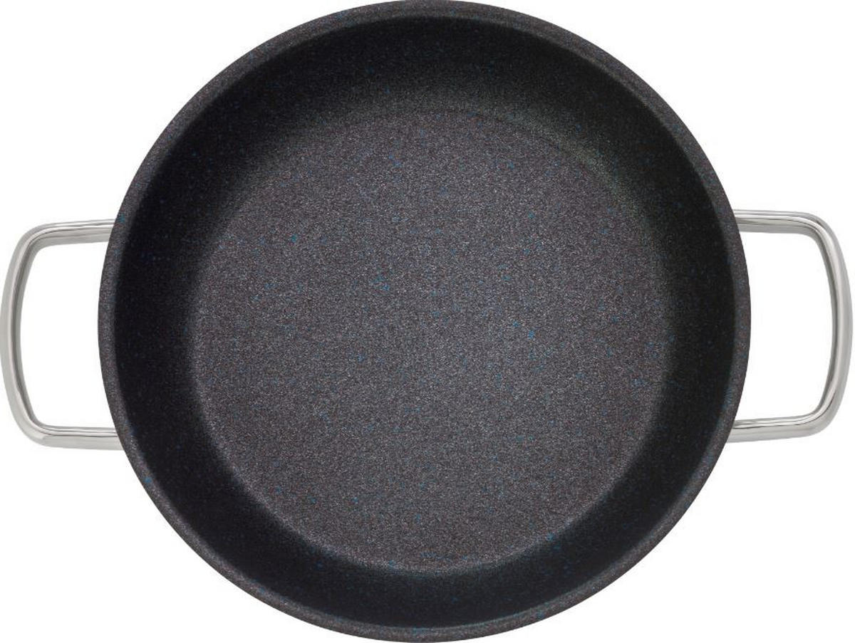 SERVIERPFANNE 24 cm  - Silberfarben/Schwarz, Basics, Metall (24cm) - WMF