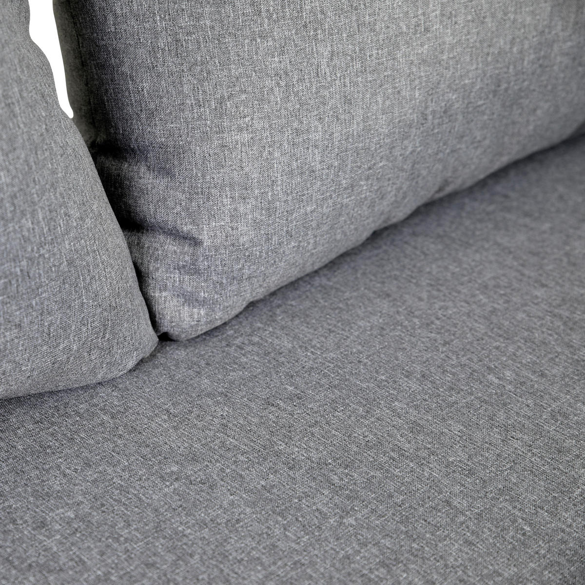 LOUNGEGARNITUR 4-teilig   131,5/77/72 cm Aluminium  - Anthrazit, Basics, Glas/Textil (131,5/77/72cm) - Gardenson