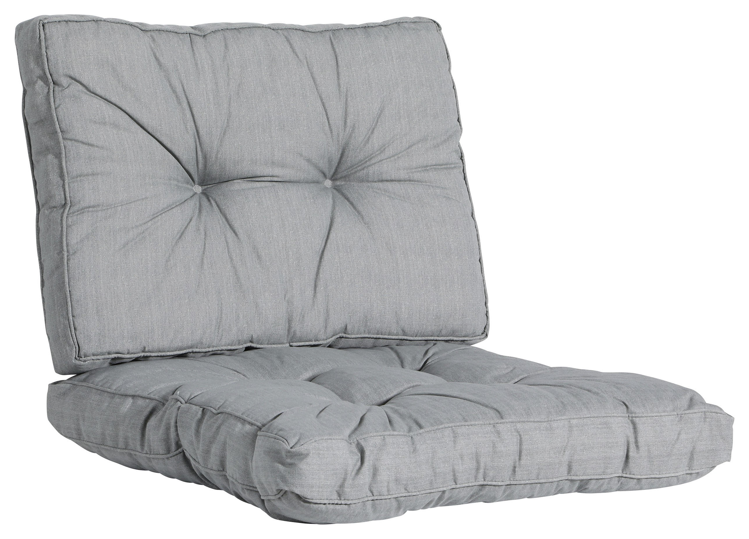RÜCKENKISSEN  - Grau, Basics, Textil (60/43/8cm)