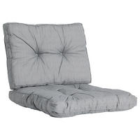 RÜCKENKISSEN  - Grau, Basics, Textil (60/43/8cm)