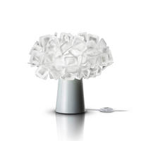 TISCHLEUCHTE 27/25 cm   - Transparent/Hellgrau, Design, Kunststoff (27/25cm) - Slamp