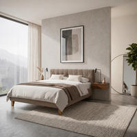 POLSTERBETT 140/200 cm,  in Braun, Lattenrost, Bettkasten,  - Eichefarben/Braun, MODERN, Holz/Textil (140/200cm) - MID.YOU