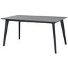 ESSTISCH Grau rechteckig  ausziehbar  - Schwarz/Grau, LIFESTYLE, Holzwerkstoff/Metall (180/220/75/100cm) - MID.YOU