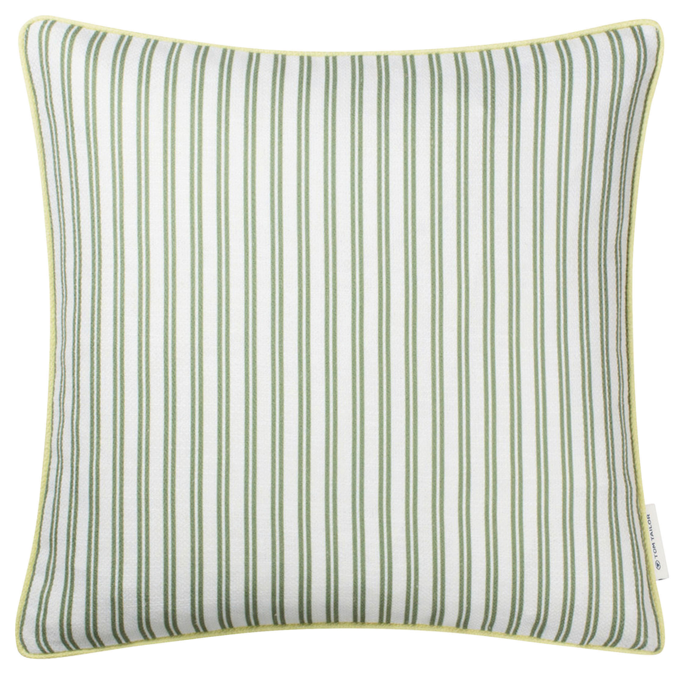KISSENHÜLLE Little Stripes 45/45 cm  - Beige/Grün, KONVENTIONELL, Textil (45/45cm) - Tom Tailor