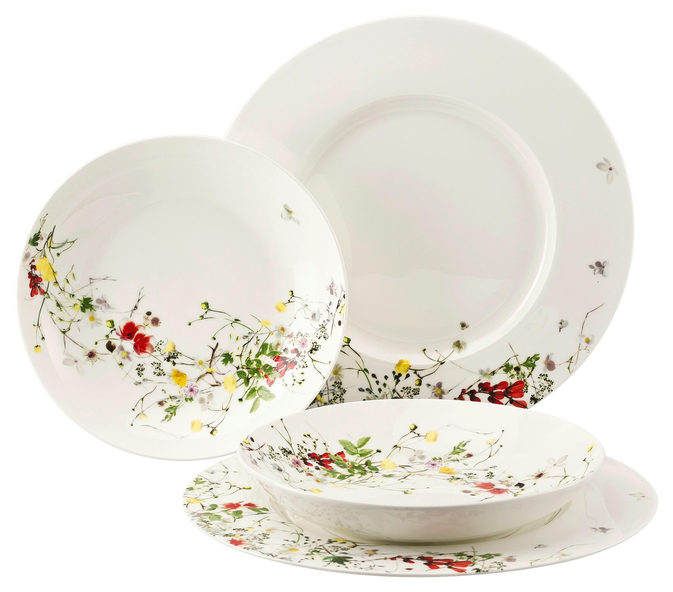 TAFELSERVICE Brillance Fleurs Sauvages 4-teilig  - Multicolor, Basics, Keramik - Rosenthal