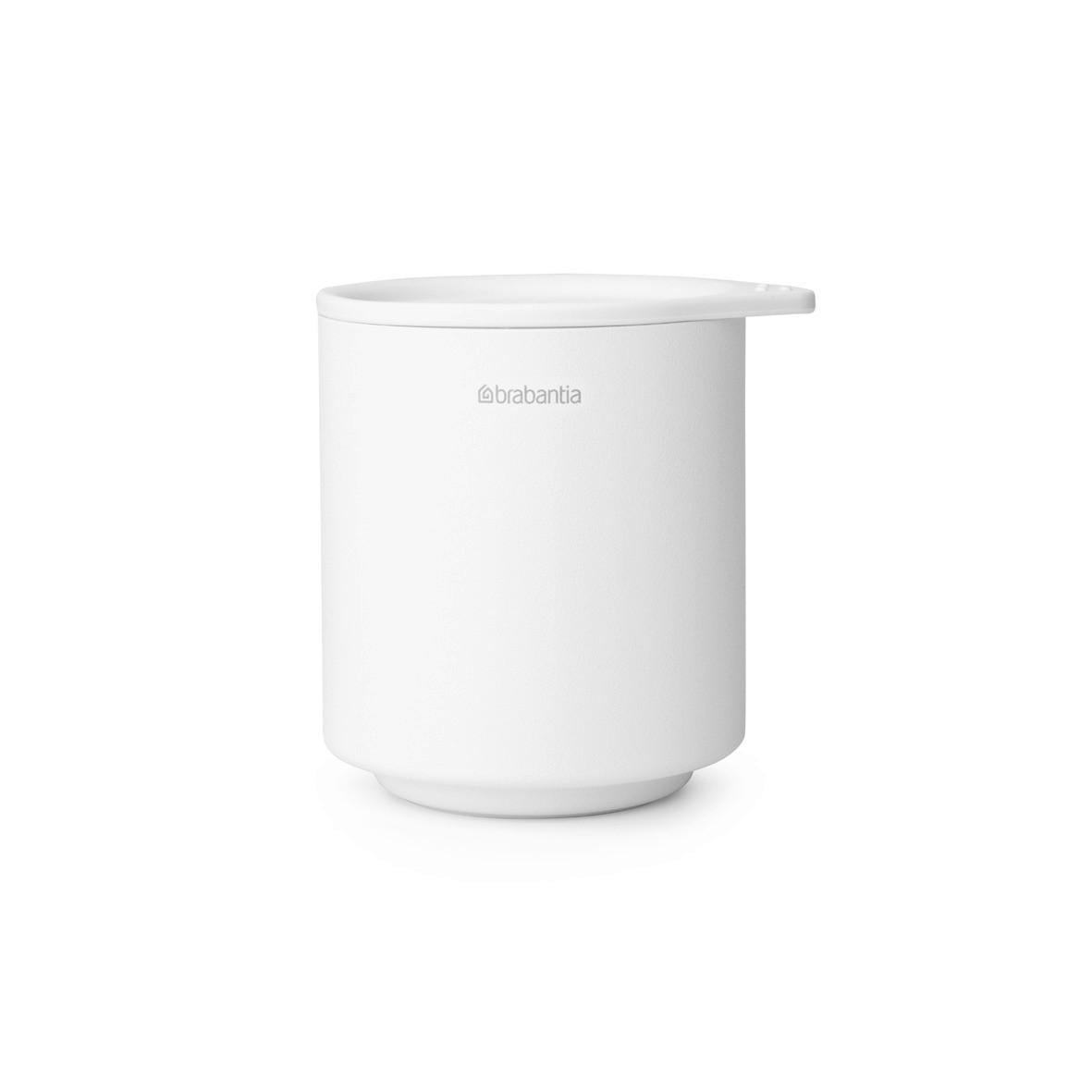 KUPAONSKA ČAŠA bijela metal MINDSET - bijela, Basics, metal (8.1/9.5/8.1cm) - Brabantia