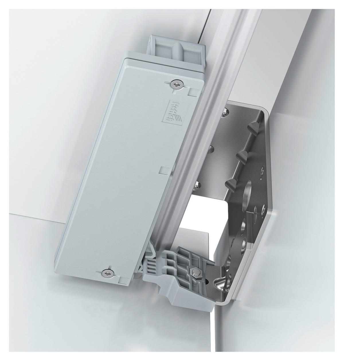 Amortizor De Ușă 17,5/1,5/5 cm   - gri, Design, plastic (17,5/1,5/5cm) - Carryhome