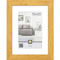 BILDERRAHMEN 18/23/1,5 cm  - Eichefarben, Basics, Glas/Kunststoff (18/23/1,5cm)