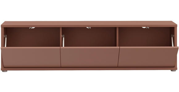 LOWBOARD  in 154,2/42,5/34,9 cm  - Terracotta/Grau, MODERN, Holzwerkstoff/Kunststoff (154,2/42,5/34,9cm) - Carryhome