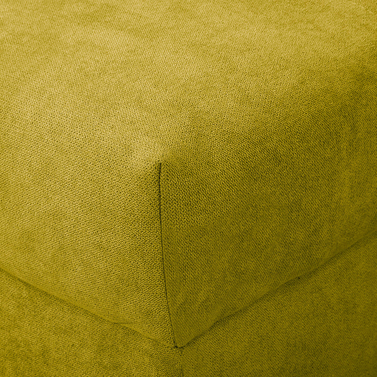 ECKSOFA Ariella Hellgrün Mikrofaser  - Naturfarben/Hellgrün, Design, Holz/Textil (231/161cm) - Livetastic