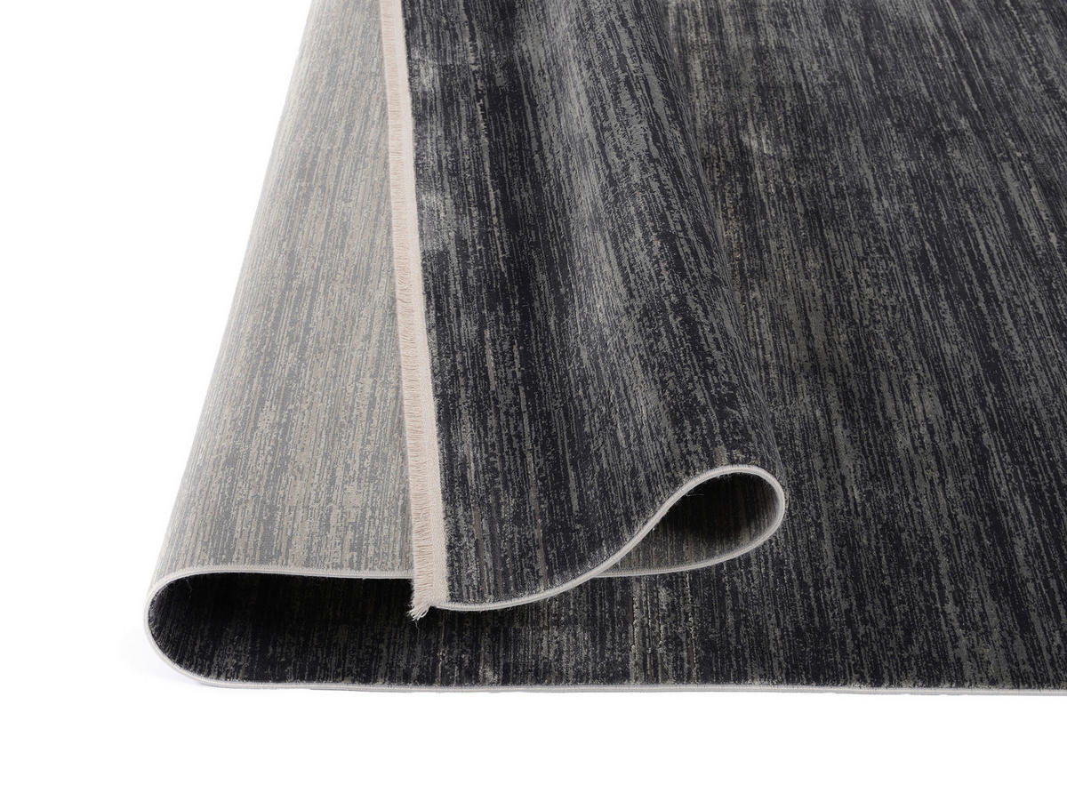 WEBTEPPICH 120/180 cm Brest Grau, Dunkelgrau  - Dunkelgrau/Grau, Design, Textil (120/180cm) - Dieter Knoll
